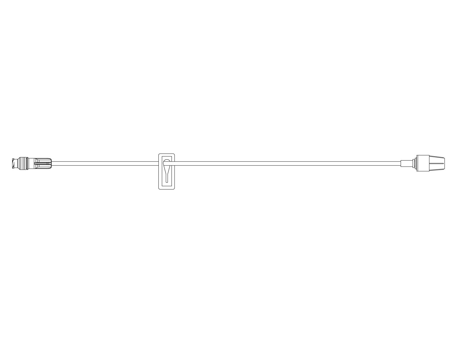 Alaris standardbore extension set
