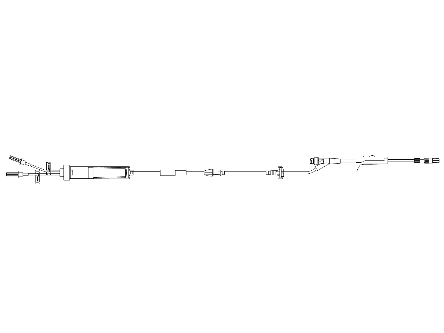 Alaris Y-type blood set w/ 180 Micron filter