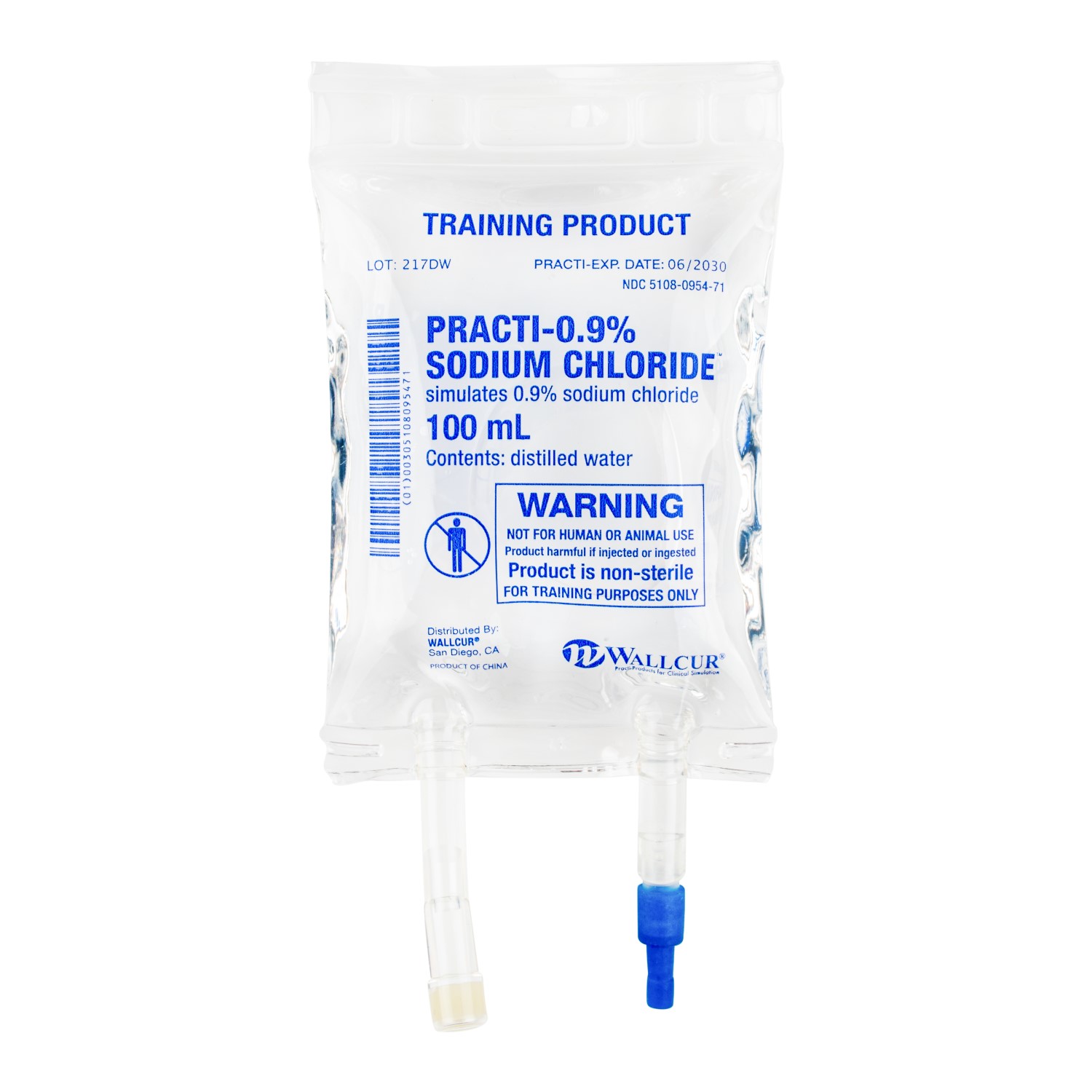 Simulated 0.9% NaCl 100ml bag