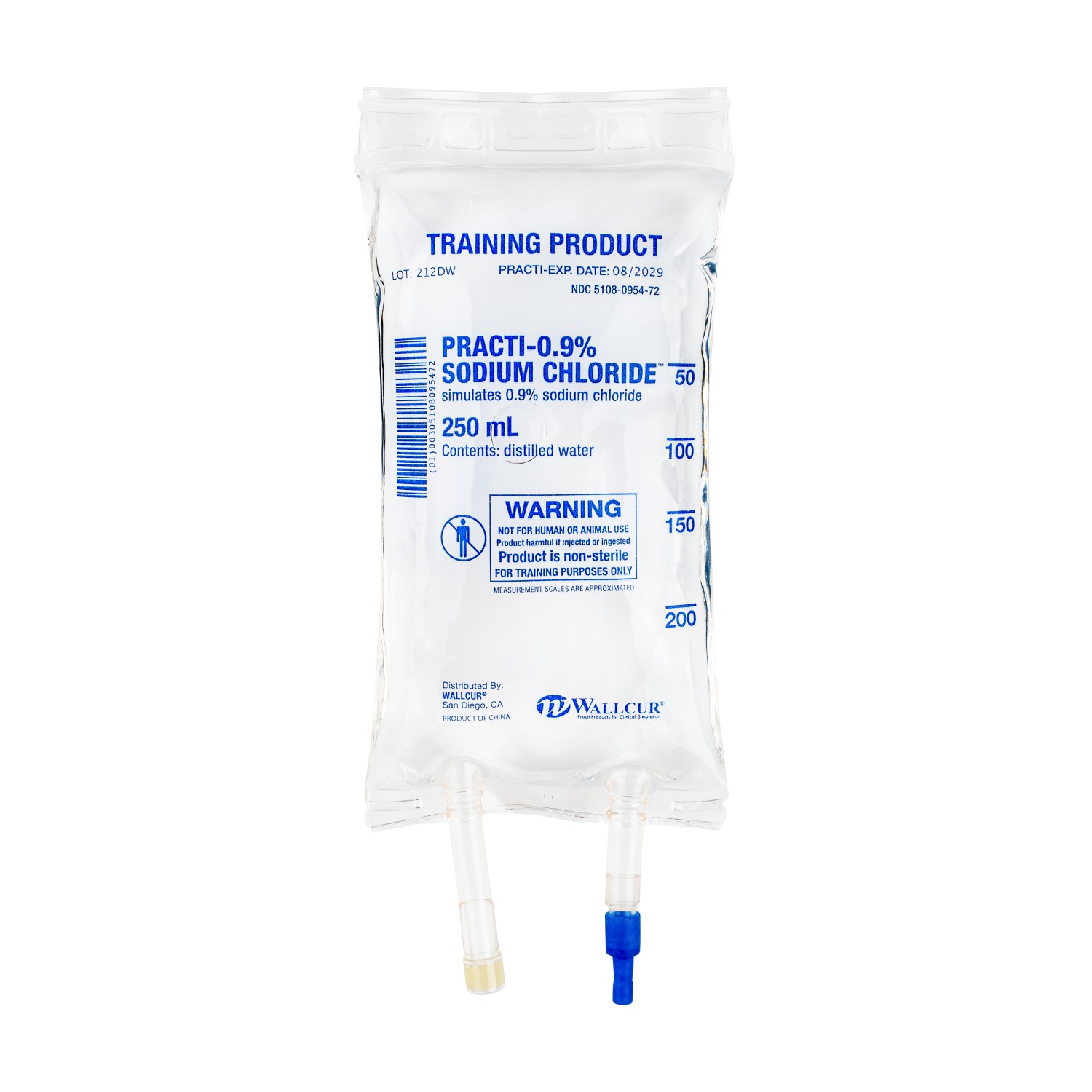 Simulated 0.9% NaCl 250ml bag
