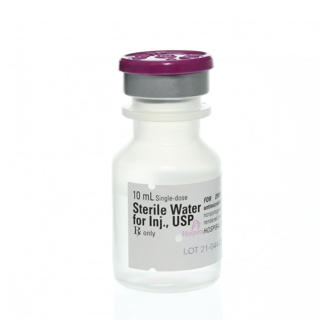 Sterile water for injection, 10ml Vial