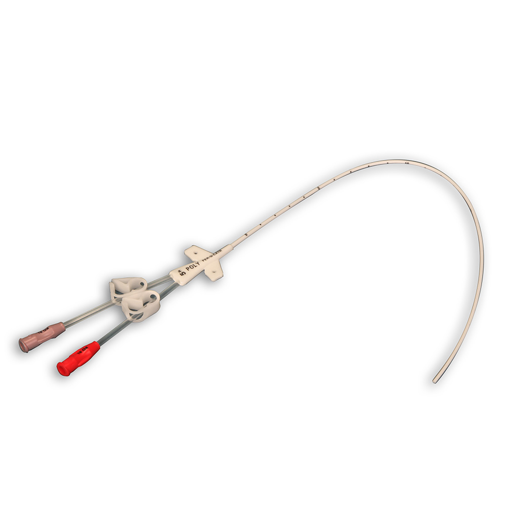 Dual PICC line for chester chest