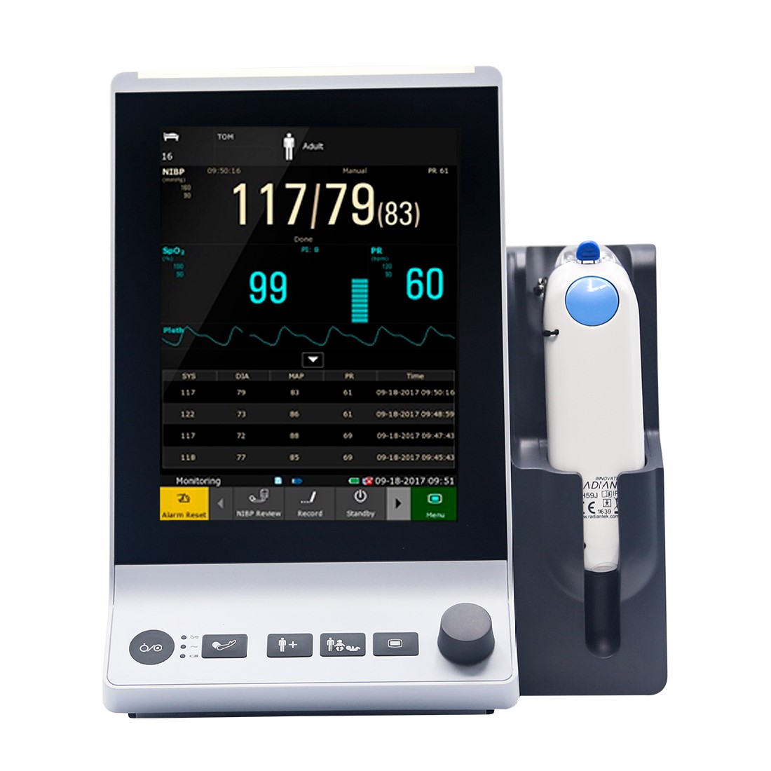 Edan vital signs monitor
