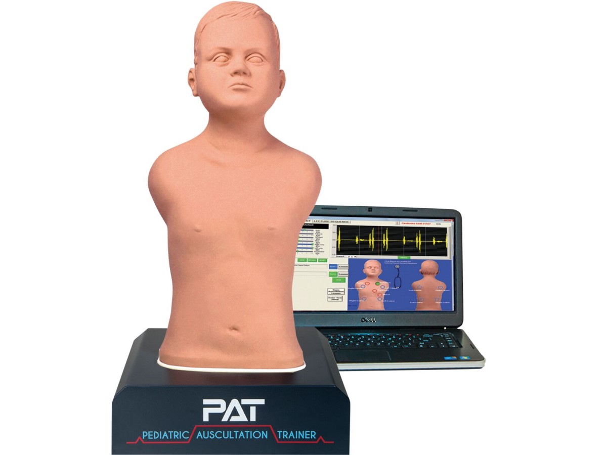 Light skin Pediatric auscultation manikin