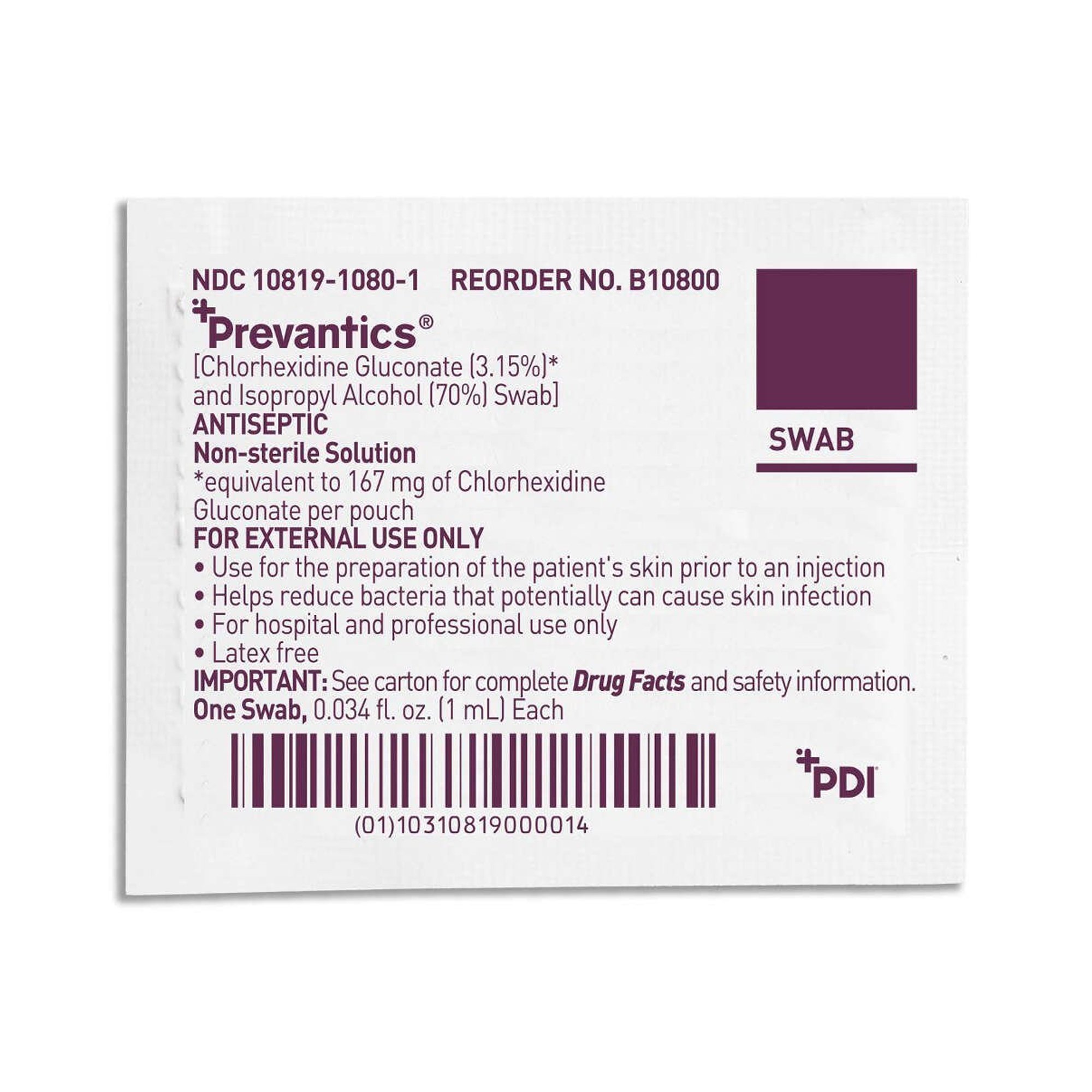 ChloraPrep clear applicator