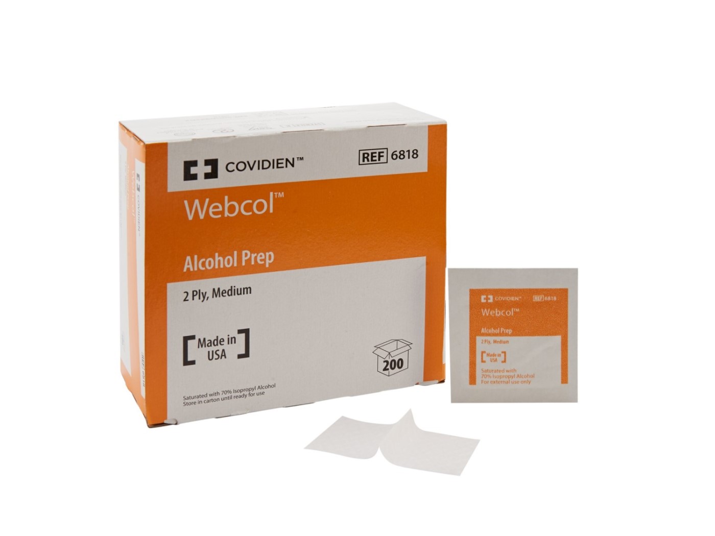 Webcol Alcohol prep pads
