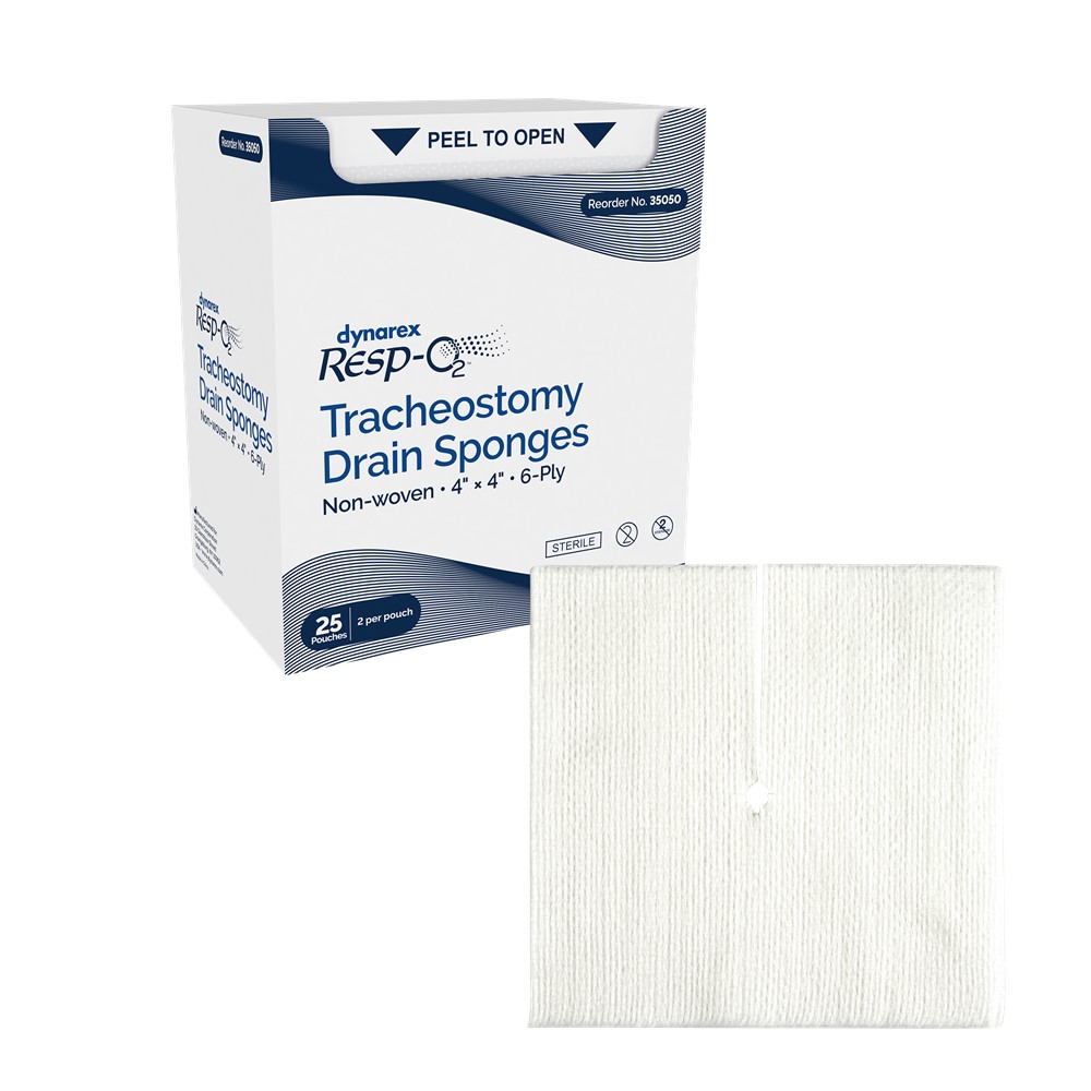 Tracheostomy drain sponge