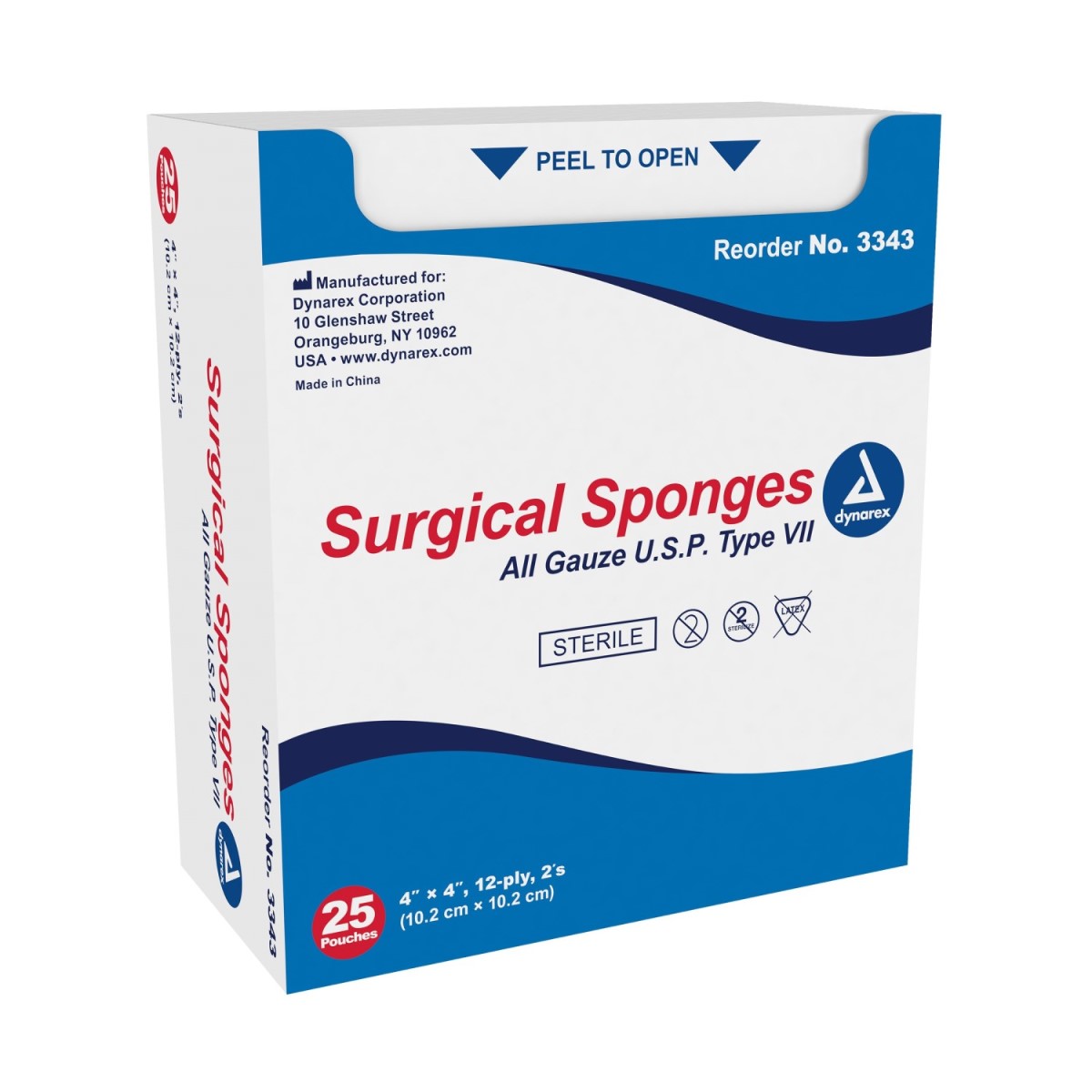 Gauze sponges (2’s)