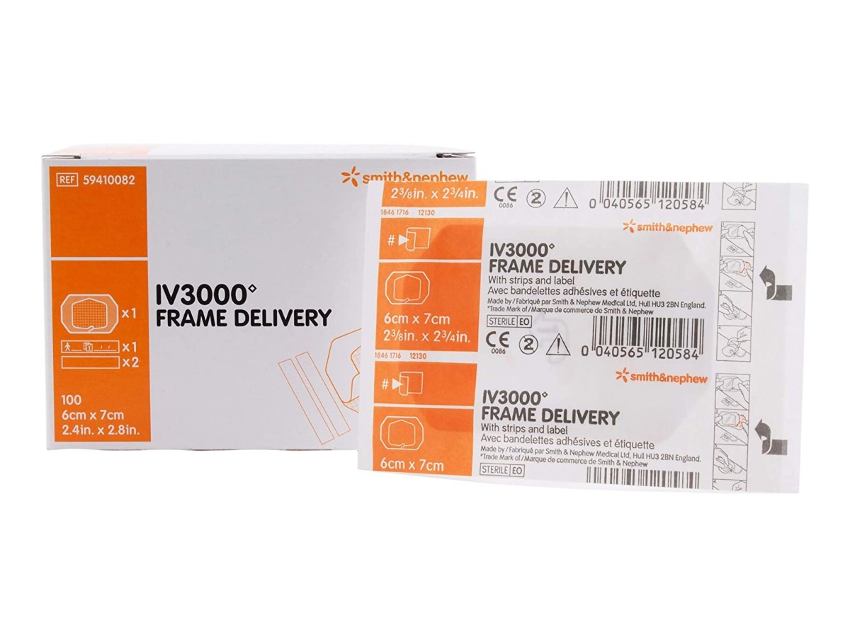 Opsite IV3000 frame dressing