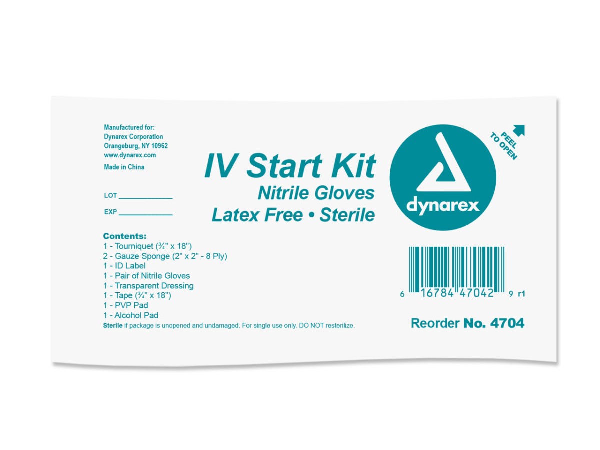 Transparent dressing and Nitrile gloves