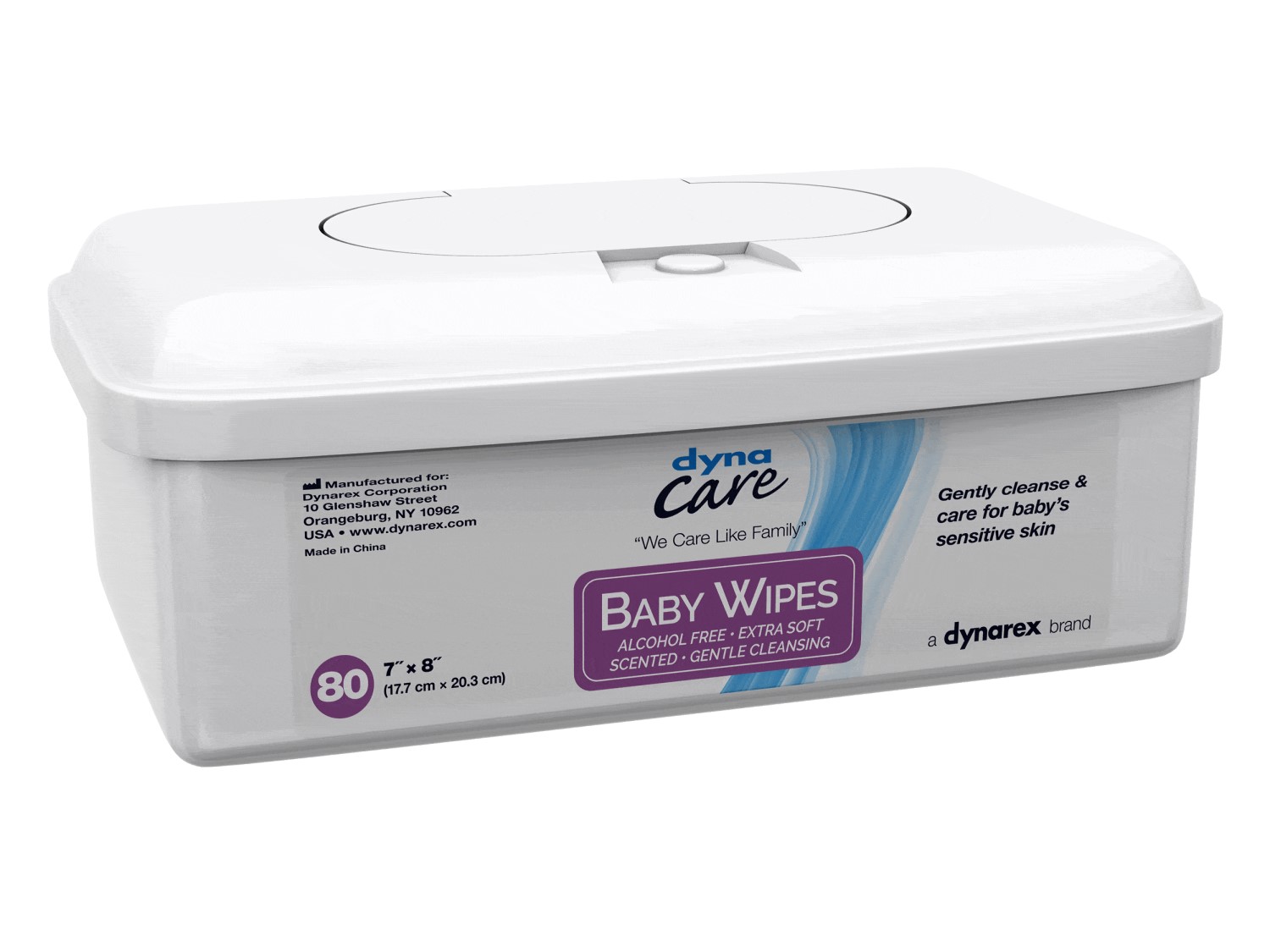 Scented baby wipes