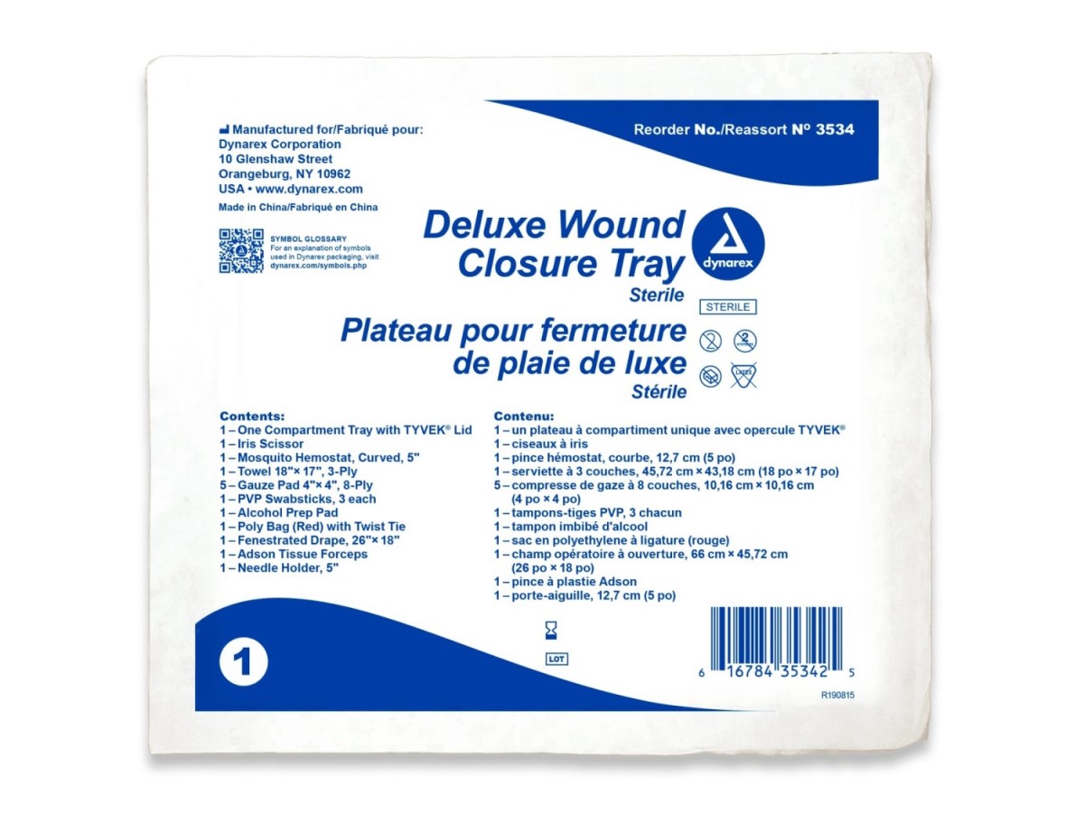 Closure tray