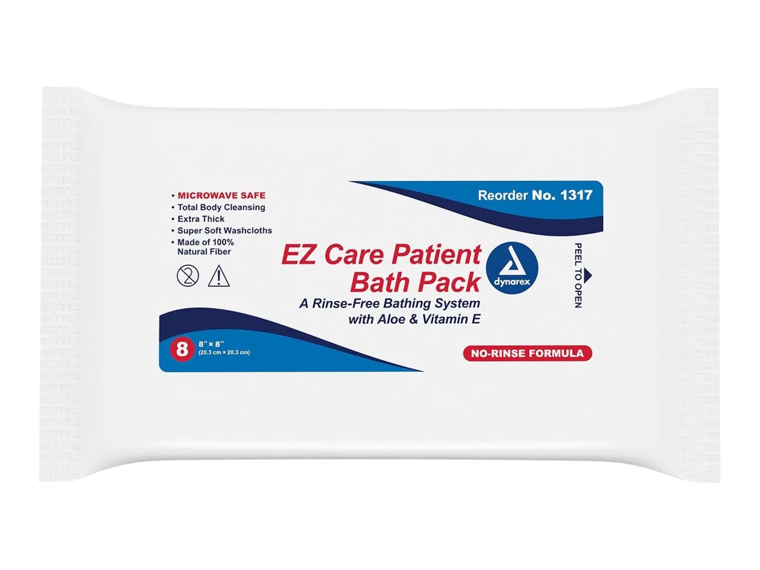 Patient bath wipes