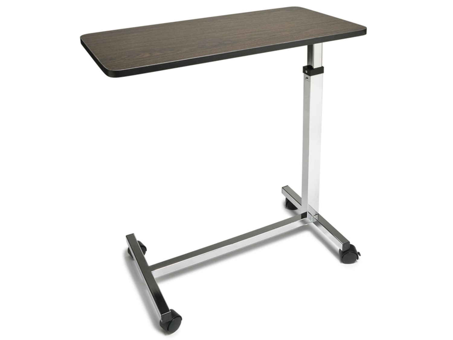 Non-tilt overbed table
