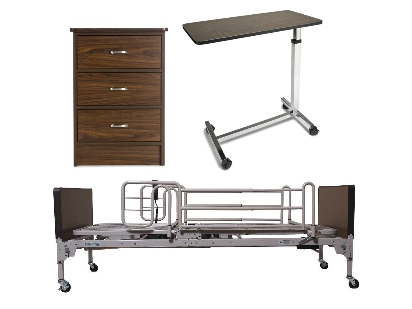 Full electric bed with mattress