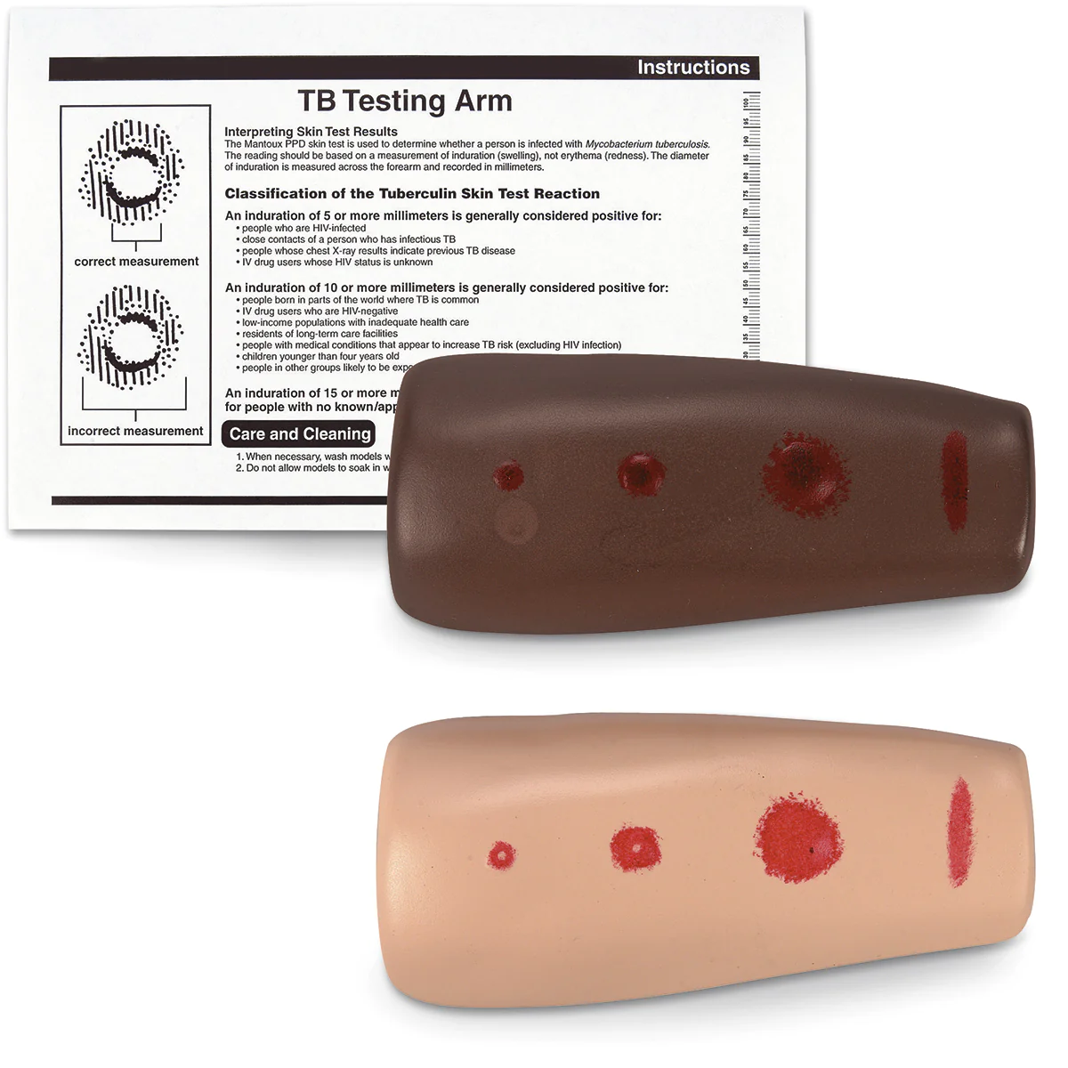 TB testing arm set