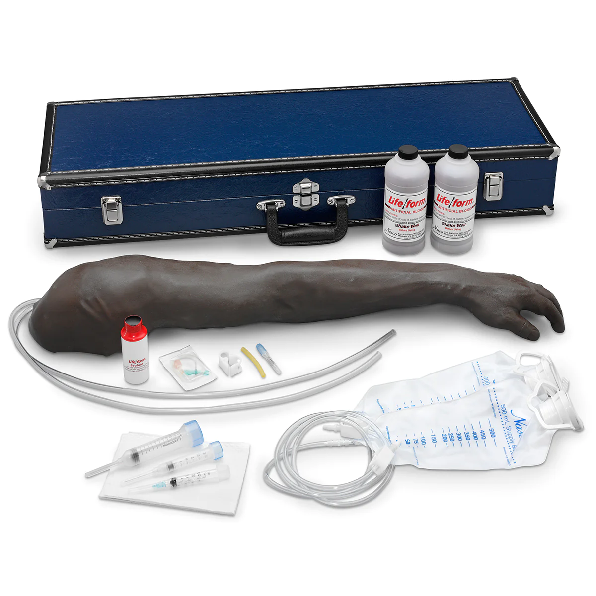 Dark venipuncture and injection arm