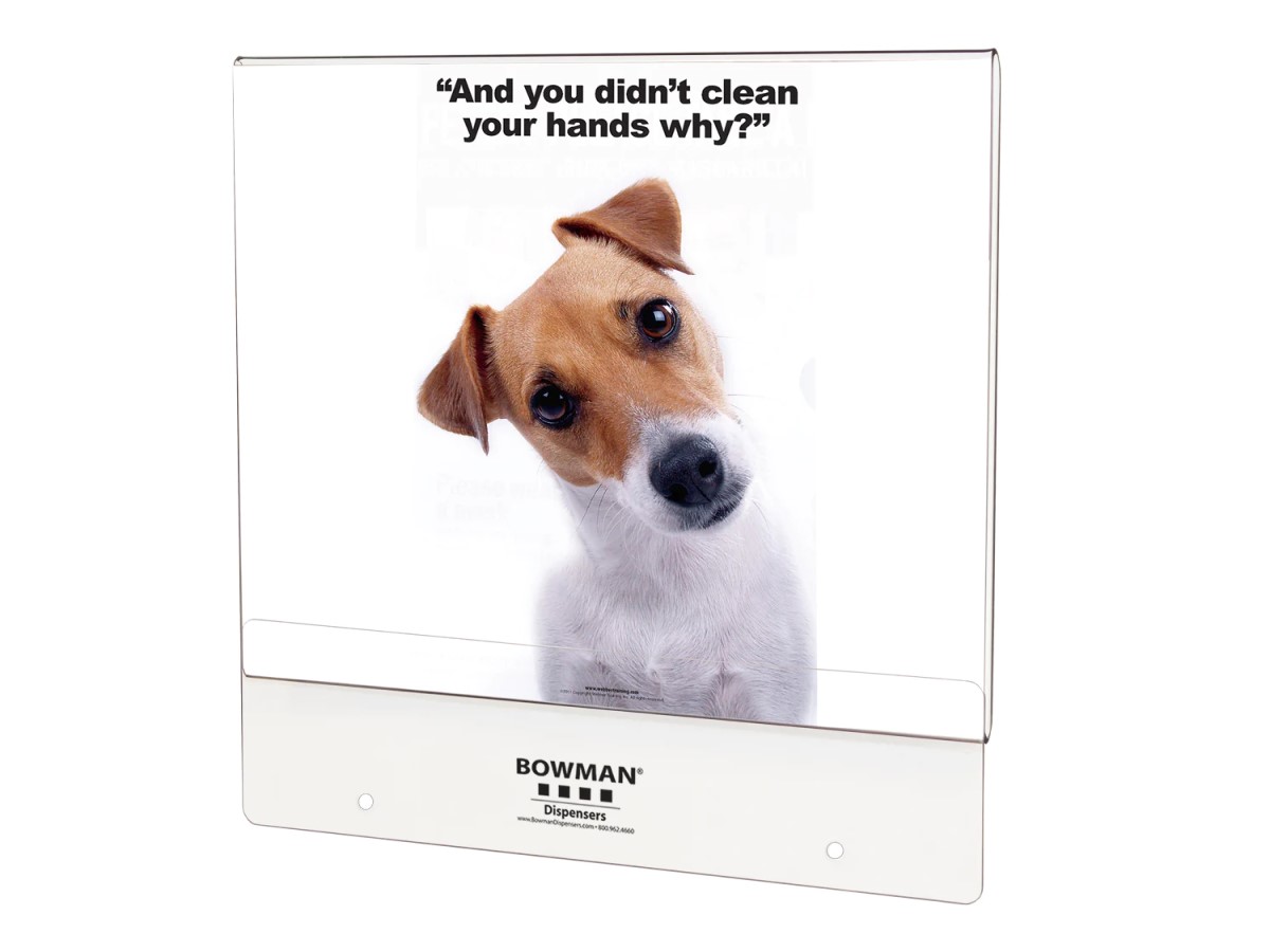 Bowman horizontal sign holder