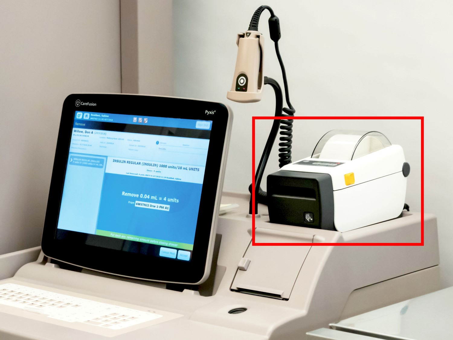 MedStation medication label module