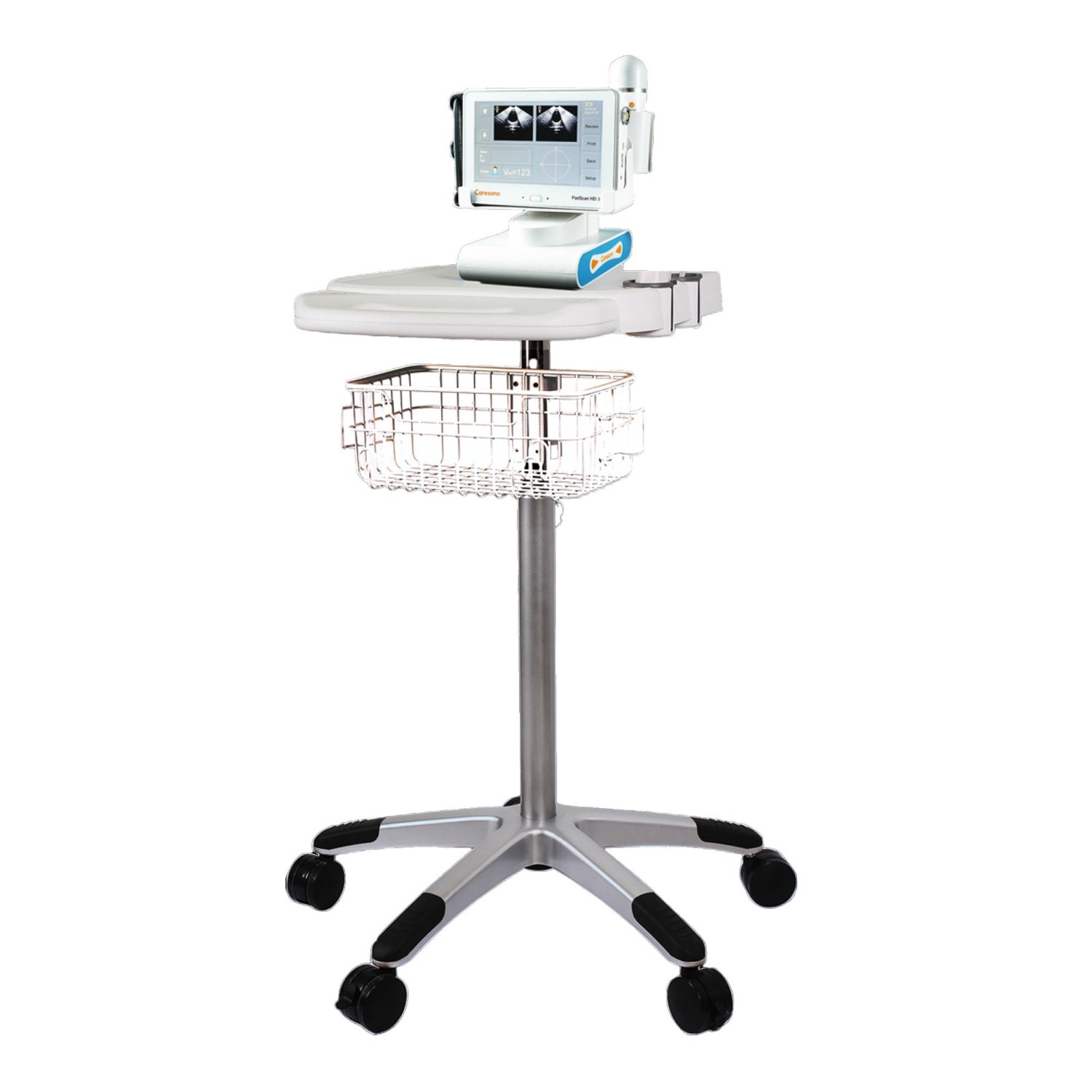 Mobile cart for HD3 bladder scanner