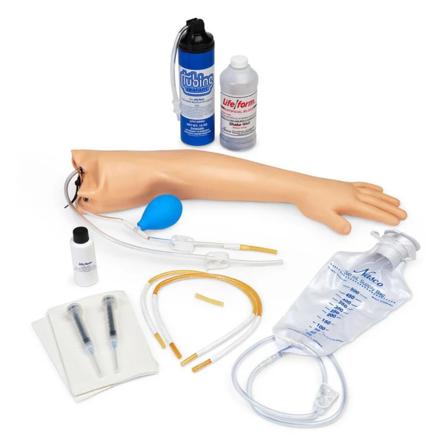 Arterial puncture training arm