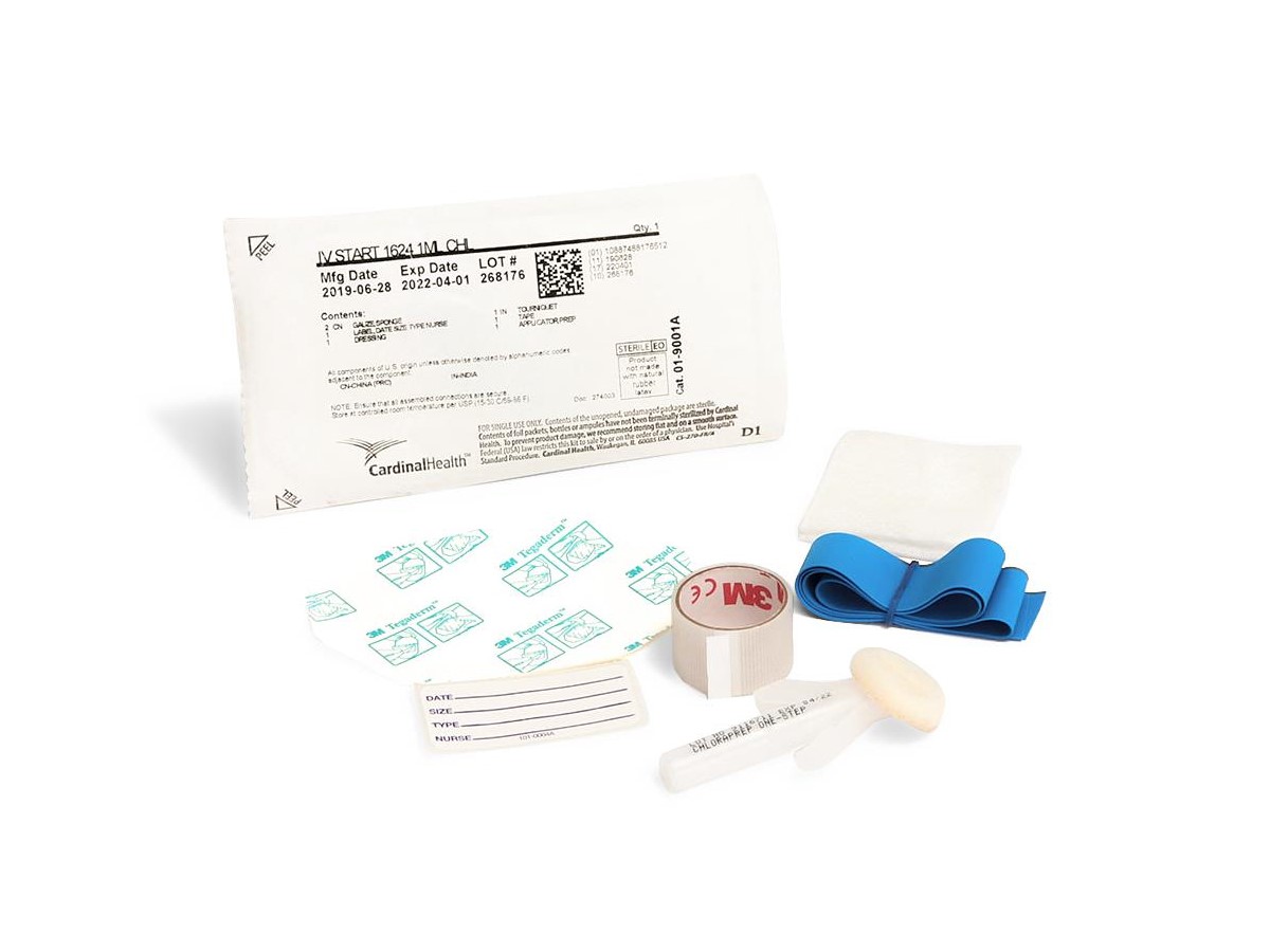 IV start kit w/ ChloraPrep