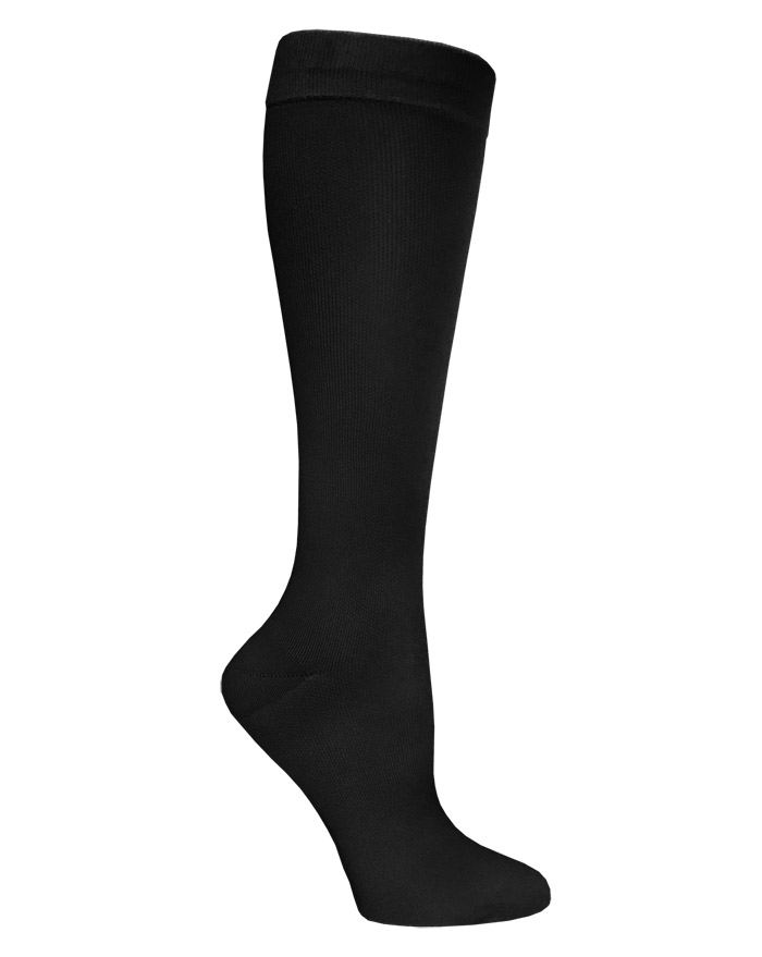 12” knit compression socks