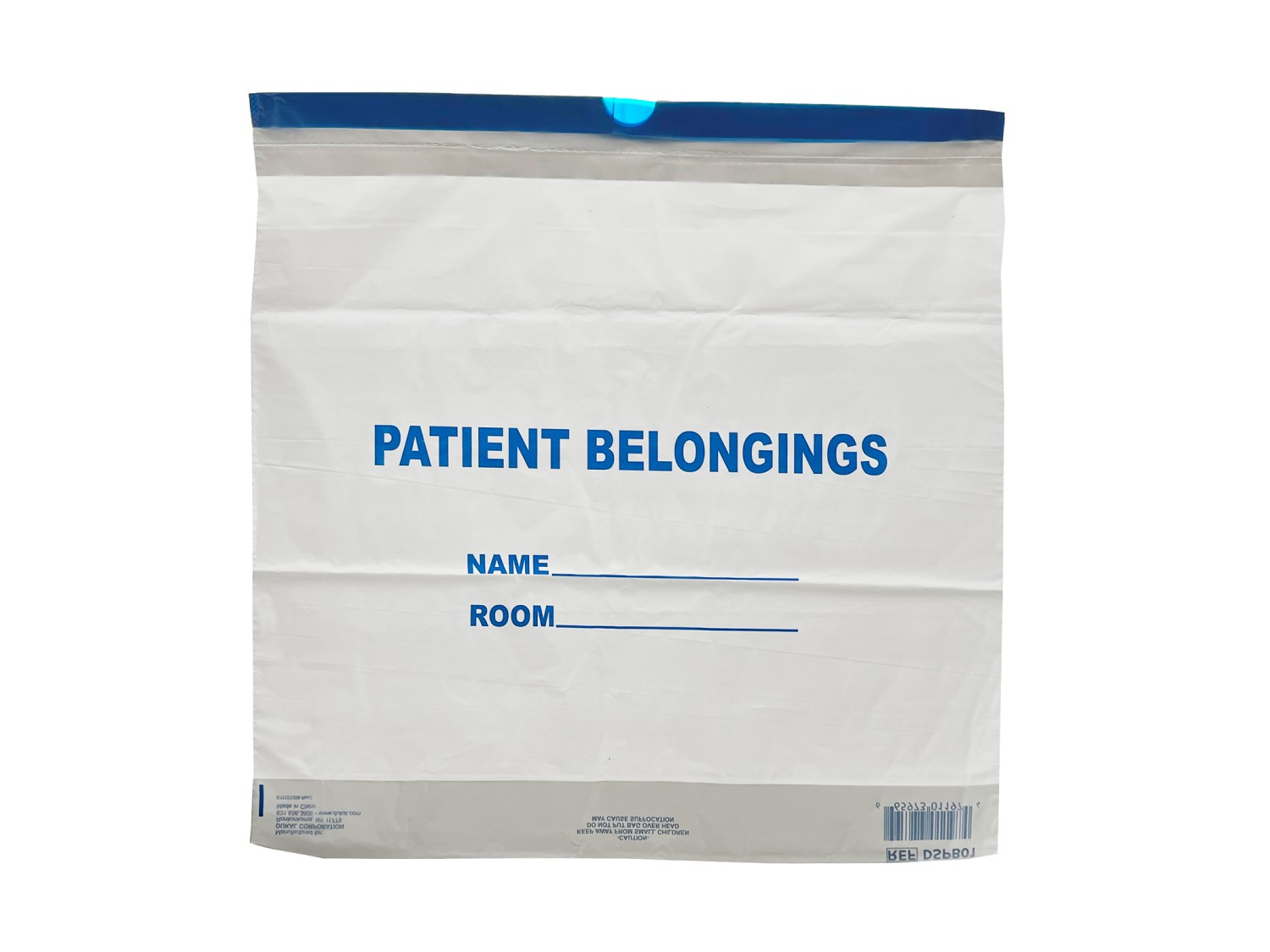 White patient bag