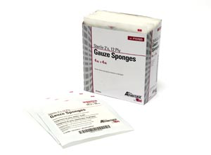 Gauze sponges